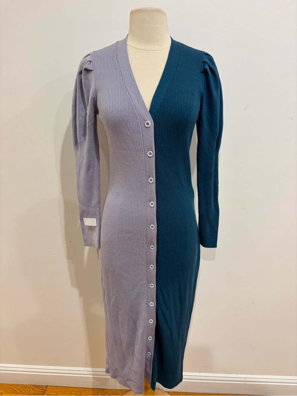 Busayo x RTR Rib Sweater Dress. Size: XS - Picture 4 of 13